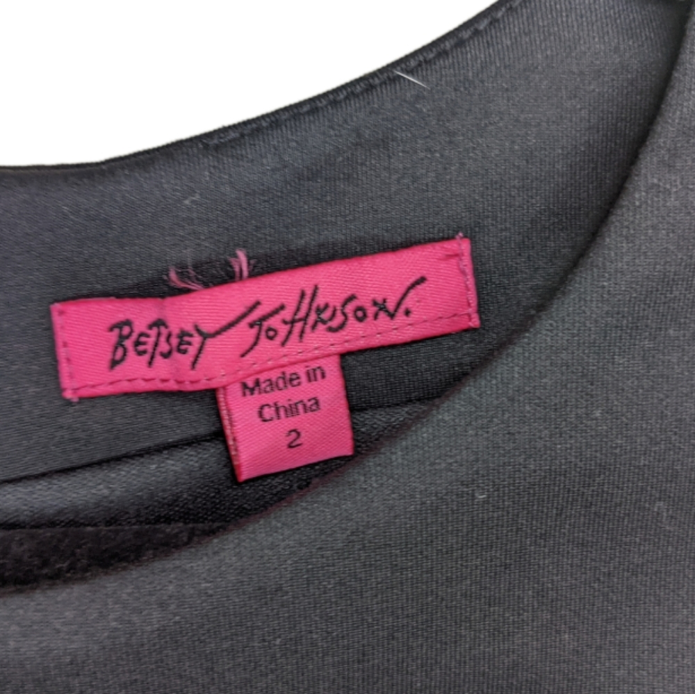Betsey Johnson Black Lace Dress ✨ Size 2 - Picture 3 of 10